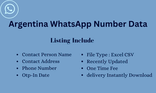 阿根廷 Whatsapp 号码列表