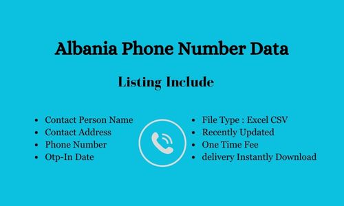 阿尔巴尼亚手机号码数据库​