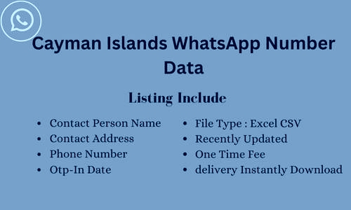 开曼群岛 WhatsApp 号码列表