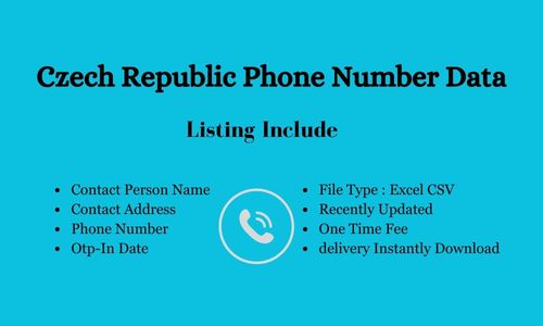 捷克共和国手机号码数据库