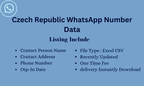捷克共和国 WhatsApp 号码列表