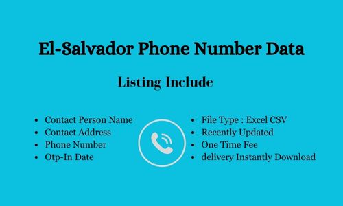 萨尔瓦多手机号码数据库