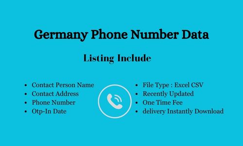 德国手机号码数据库