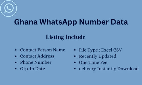 加纳 WhatsApp 号码列表