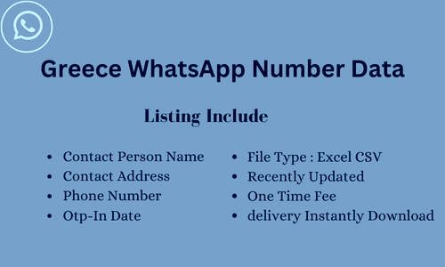 希腊 WhatsApp 号码列表