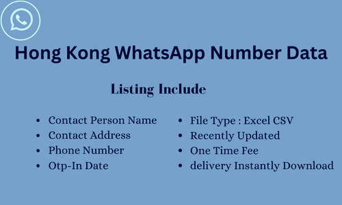 香港 WhatsApp 号码列表