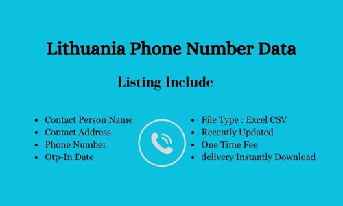 立陶宛手机号码数据库