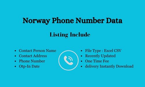 挪威手机号码数据库