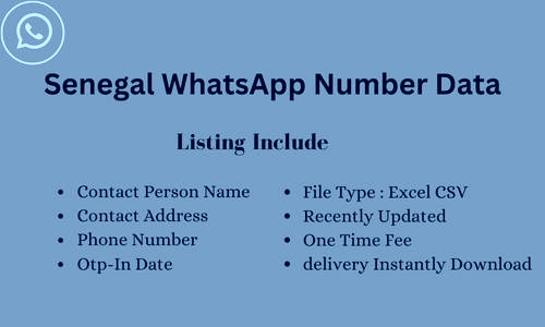 塞内加尔 WhatsApp 号码列表