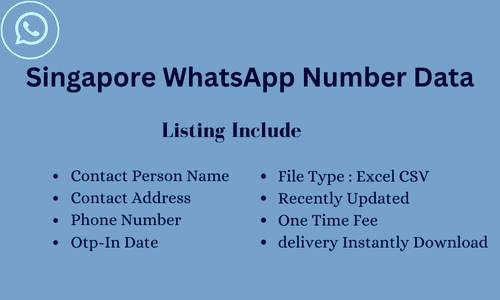 新加坡 WhatsApp 号码列表