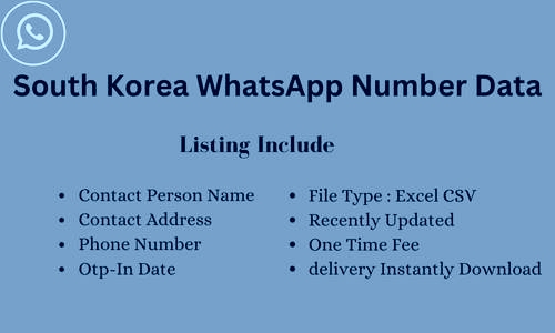 韩国 WhatsApp 号码列表