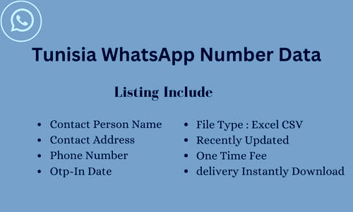 突尼斯 WhatsApp 号码列表​
