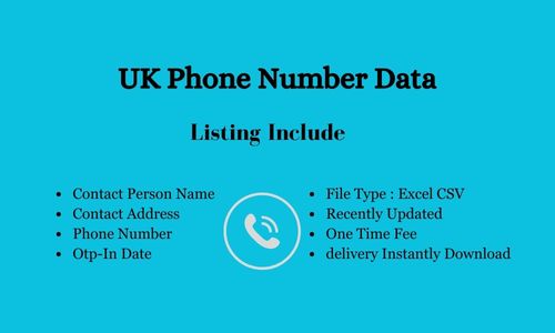 英国手机号码数据库
