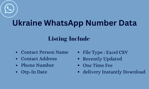乌克兰 WhatsApp 号码列表