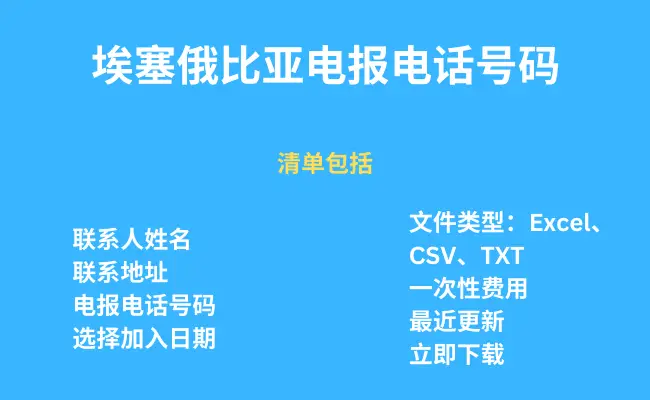 埃塞俄比亚电报电话号码