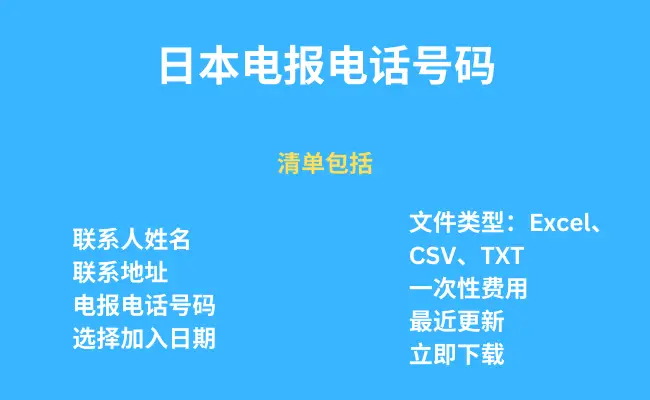 日本电报电话号码